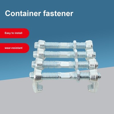 4 Pack Shipping Container Bridge Fitting Clamp 280mm Screw Clamp 45 Steel