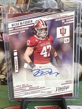 Micah McFadden 2022 Chronicles Draft Picks Prestige Xtra Points Auto RC Hoosiers