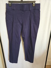 Callaway Women's Pants Golf Pull On Belt Loops Flex Dark Blue Size XL Inseam 28