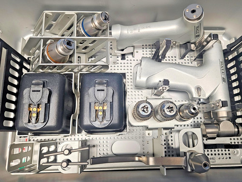 Conmed Hall 50 Orthopedic Set W/ Rotary, 6 attchmts, Oscillating Saw, 2 batts.