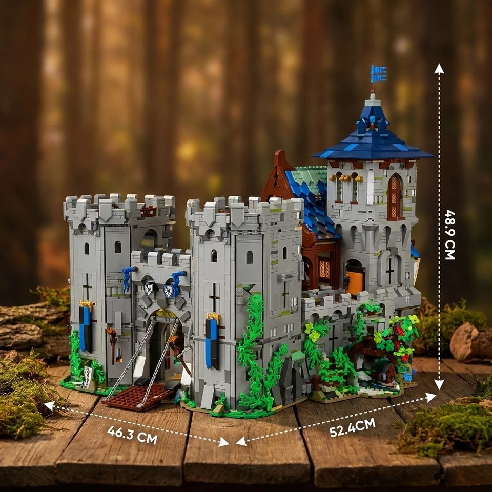 Burg Schloss Bausteine Moc Technic 10305 31168 11377 21063 21348 10316 10333 Set - Bild 1 von 4