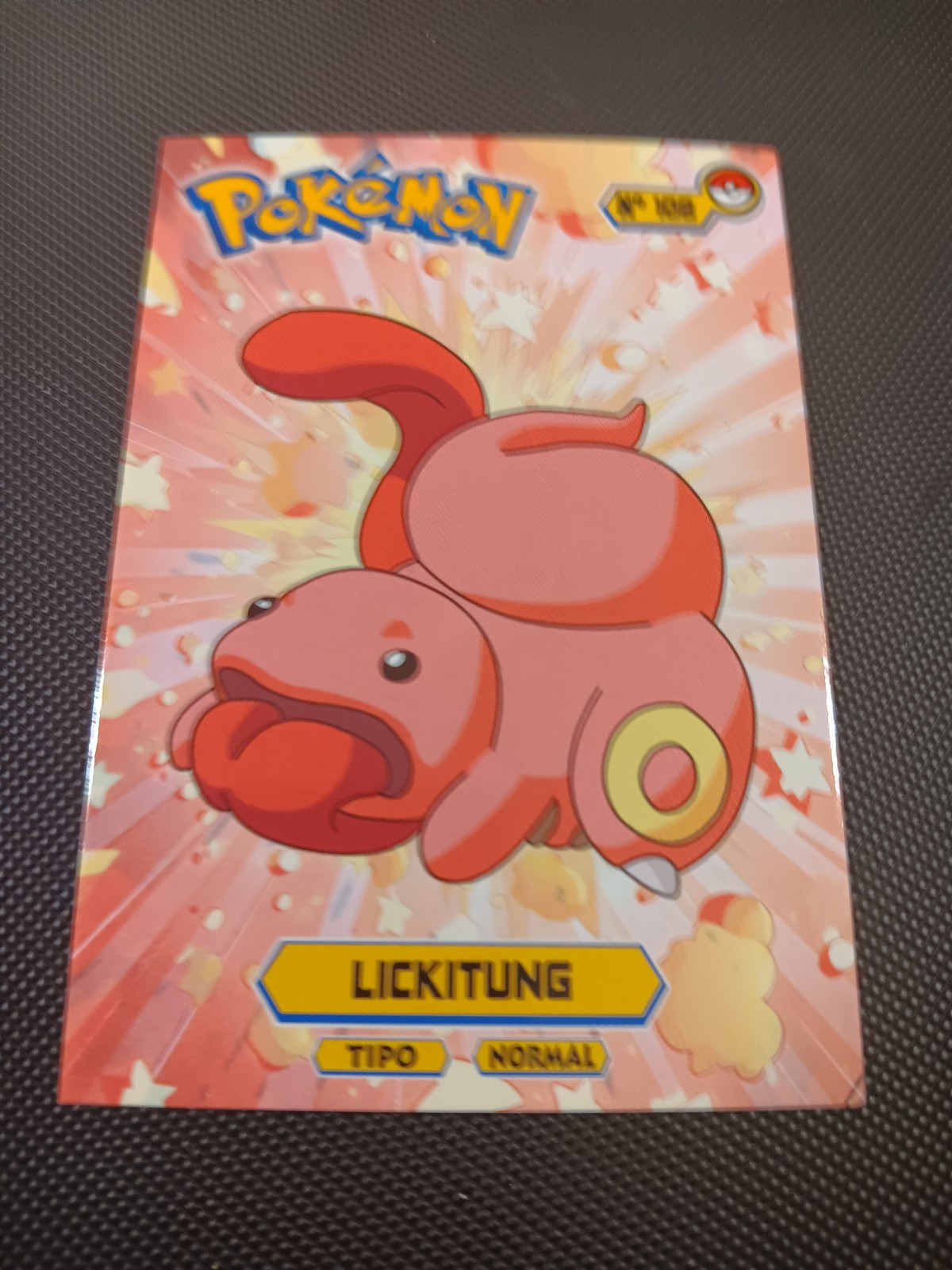 Pokemon 2024 Card Tops Pokedex Database Set Lickitung  108 Peru US Seller