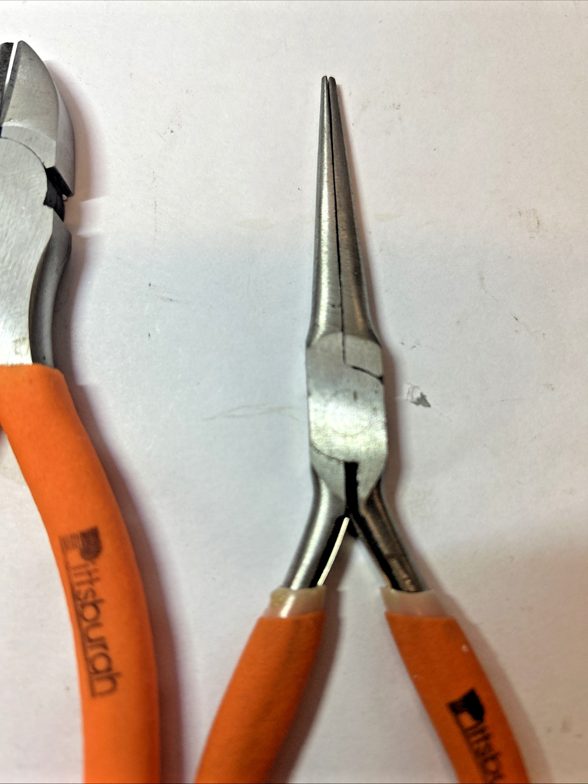 PITTSBURGH 5 pc Various Plier Set Carbon Steel Linesman Long Nose Cutter