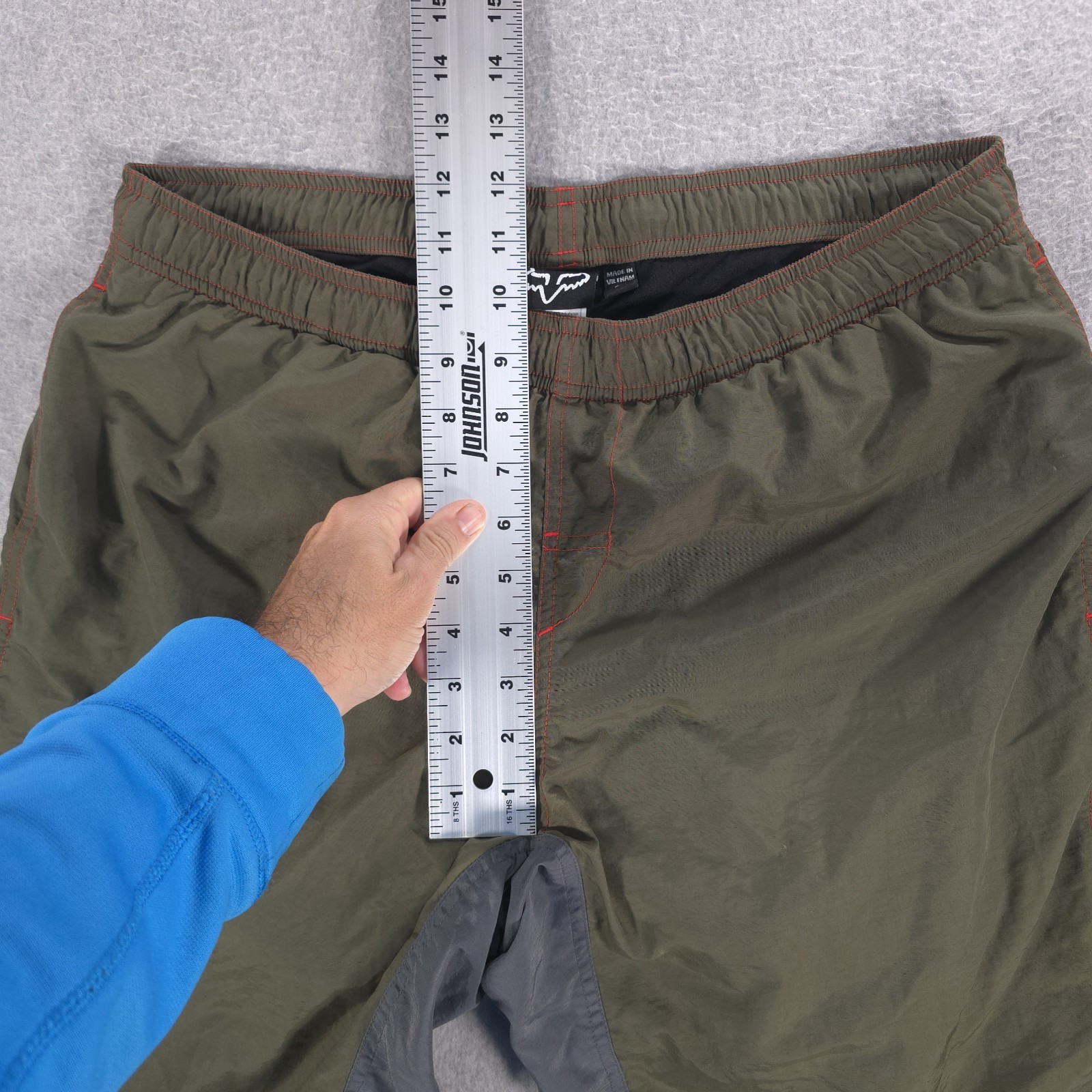 Fox Racing Mountain Bike MTB Padded Green Trail Riding Tech Shorts Mens 36x11