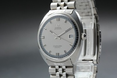 OH Serviced Vintage OMEGA Seamaster Cosmic TOOL.107 Automatik Datum Silber...
