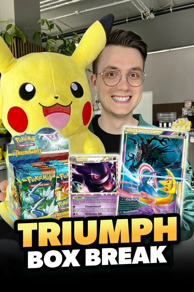 TRIUMPH BOX BREAK! Pokemon Auktionen ab 1€! Booster Breaks & viel mehr!
