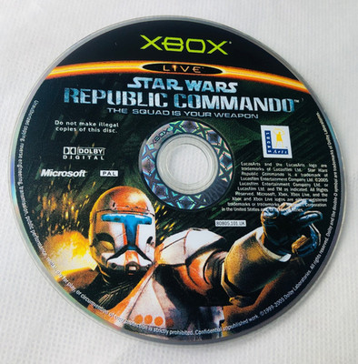 Videospiel Star Wars Republic Commando nur Disc Original XBOX