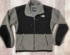 North Face Jacket Mens S Denali Fleece Logo Outdoors Hiking Tech Work Vented