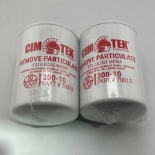 Pack Of 2 Cim-Tek 70010 Centurion Fuel Filter 300-10 10 Micron FREE SHIP