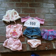 BUILD A BEAR CLOTHES LOT LIMITED TOO/HELLO KITTY UNDERWEAR/SKIRT IUC