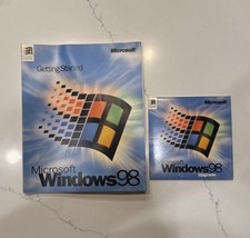 Microsoft Windows 98 Upgrade For Windows Users CD-ROM w/ Product Key Very Good