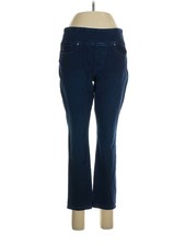 Belle By Kim Gravel Women Blue Jeggings 12 Petites
