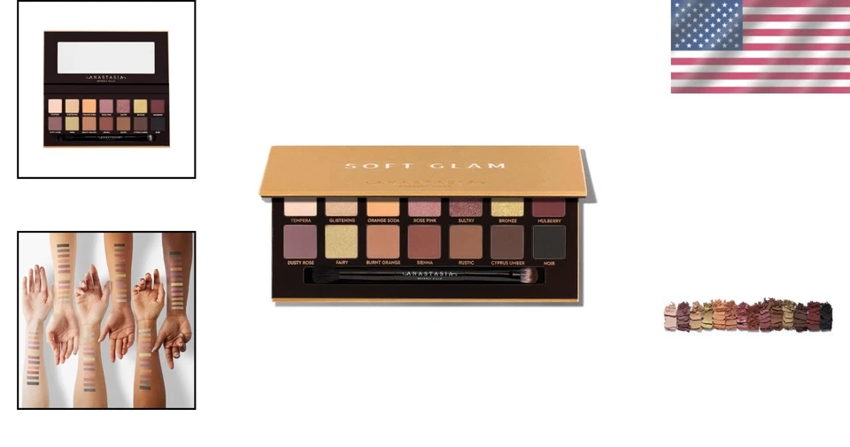 14 Shade Fall Romance Eyeshadow Palette - Neutral to Sparkly - Image 2 of 4