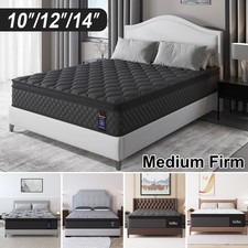 10" 12" 14"Gel Memory Foam Hybrid Spring Mattress Twin Full Queen King in A Box