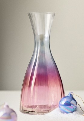 Anthropologie NYC Ballet Glass Decanter 