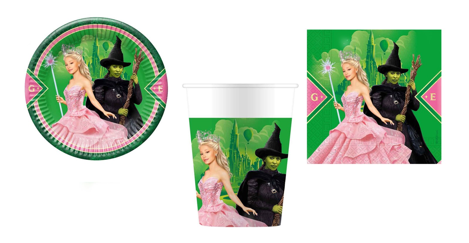 Wicked Party Tableware Set 52 Piece – Plates Cups Napkins – Children’s Birthday