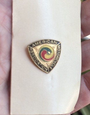 American Motorcycle Association Vtg Pin~AMA Hat~Vest~Lapel~Jacket~Cycle~Chopper