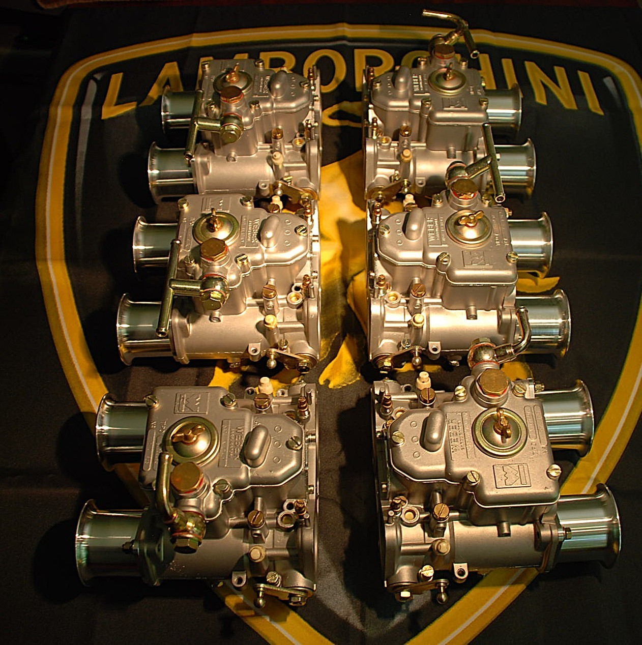 LAMBORGHINI COUNTACH LP 400 "PERISCOPIO" S1 / S2 / S3 WEBER  45 DCOE 96 / 97 SET