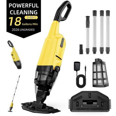 Cordless Rechargeable Pool Vacuum Handheld Pool Cleaner with Telescopic Pole NEW