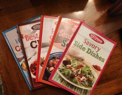 Cookbooks Lot 5 Favorite Brand Name Recipes Soups Chili Stews Sides Casseroles 