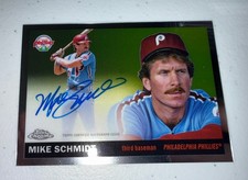 2025 Topps Chrome Platinum Anniversary Mike Schmidt On Card Auto Rare Phillies