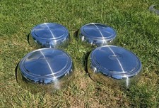 Set Of 4 1970s 1980s Ford 34 Ton Pickup Truck Hubcaps F250 1990s Van Stainless