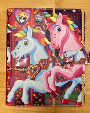 Lisa Frank A5 6 Ring Binder With Paper Unicorn
