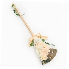 Wedding Brooms Bride Bridegroom, Jumping The Broom for Wedding, Natural Whisk 