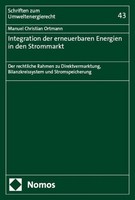 Integration Der Erneuerbaren Energien In Den Strommarkt Manuel Christian Or ...