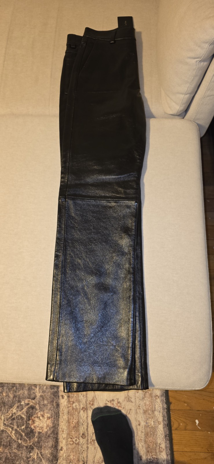 Massimo Dutti Leather Pants thumbnail 7