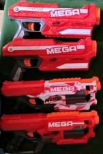 Nerf Gun Mega Lot/2 Cycloneshock and 2 Magnus Tested Working