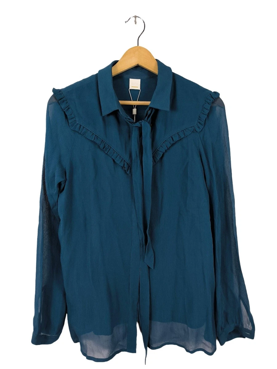 Pull Léger Sans Manches Hugo Boss - Blanc Revers Noir, Taille L (36/38), Occasion Très Bon état