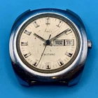 TIMEX ELECTRONIC Men’s Vintage Quartz Wristwatch Chrome SOLD AS IS PARTS/REPAIR