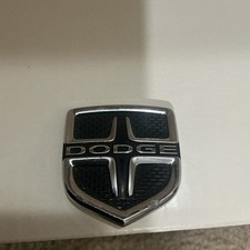 Dodge Chrome Black 2 Horn Pad Button Steering Wheel Emblem Badge Logo Oem Dodge Chrome Black 2 Horn Pad Button Steering Wheel Emblem Badge Logo Oem