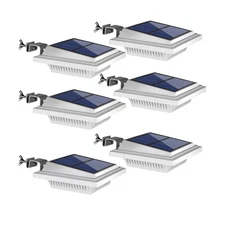 UniqueFire Solar Gutter & Fence Lights - 40 LED Outdoor Waterproof ... Fast Ship