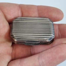 Antique George III Silver Vinaigrette Birmingham 1816 John Lawrence & Co