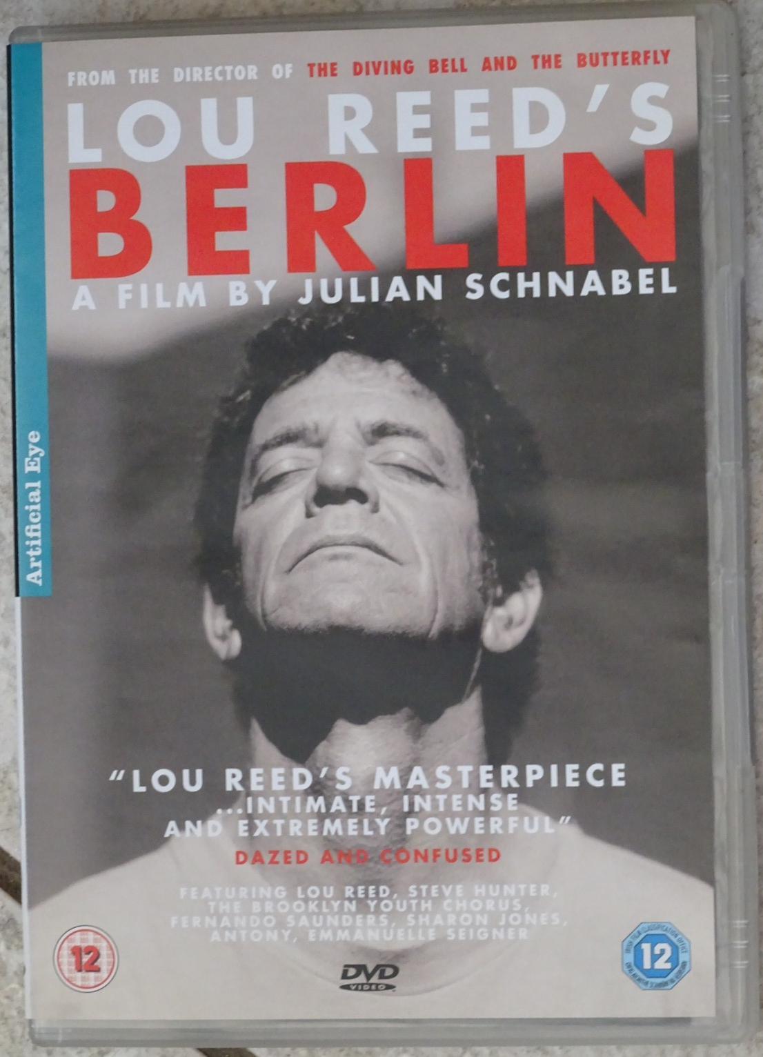 'Lou Reed's Berlin' DVD & Booklet Artificial Eye