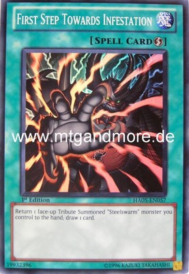 Yu-Gi-Oh 1x First Step Towards Infestation - - - HA05 - - - Super Rare