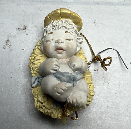 Giftco Inc. 2001 Dreamsicles Polystone 6 Piece Nativity Ornaments Collectables - Picture 4 of 16