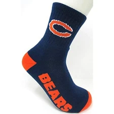 NFL Chicago Bears Men's Team Quarter Socks, Large