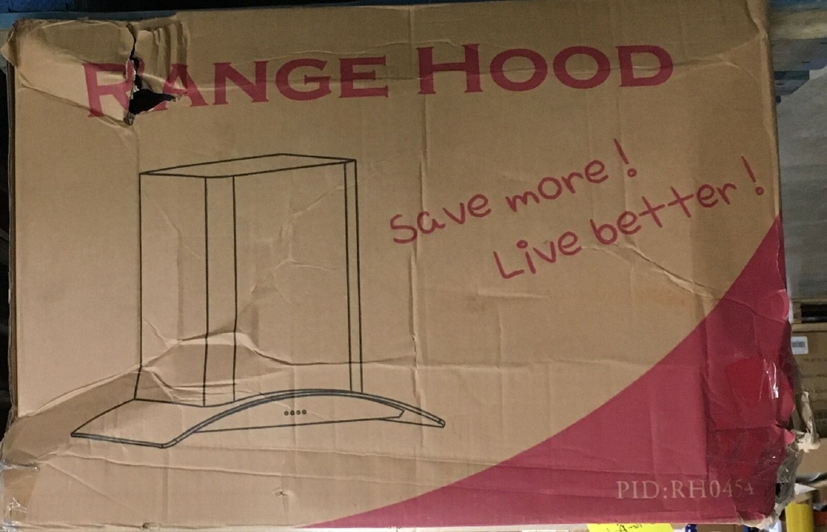 Golden Vantage 30 Inch Range Hood Convertible Wall Mount, LED  