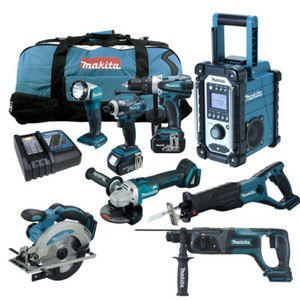 MAKITA LXT 18V 12tlg. Akku Werkzeug Set +DGA505 Y1J ...