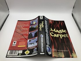 Magic Carpet Sega Saturn W/Manual Retro PAL 1996 #0026