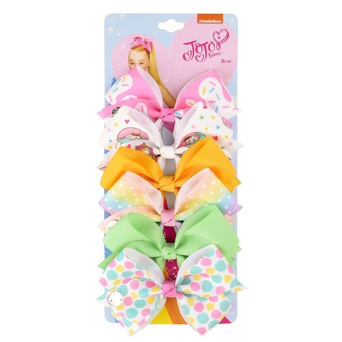 Printed Unicorn Hair Bow - Handmade Hairgrips With Clip Hair Accessories 6Pieces - Picture 33 of 36