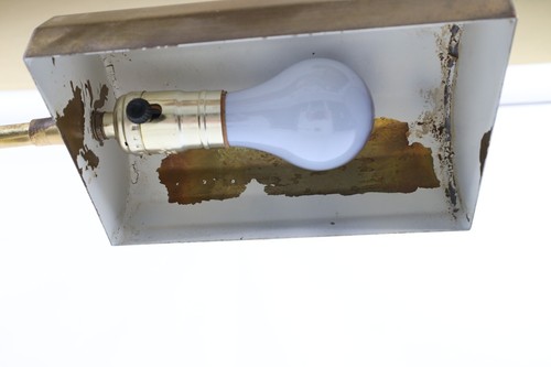 Vintage 70s Mid Century Modern MCM Adjustable Pharmacy Reading Floor Lamp Light - Picture 5 of 11