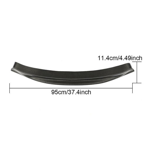 Carbon Fiber Front Bumper Lip Chin Spoiler For BMW 6 Series F06 F12 F13 M6 13-18 - Picture 9 of 12