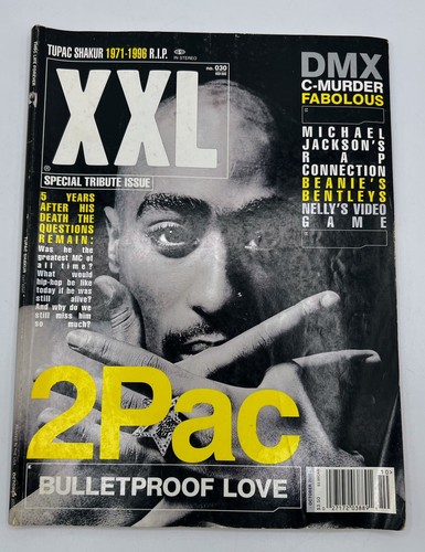 XXL Magazine, OCTOBER 2001, TUPAC SHAKUR Photo Cover, DMX, C-MURDER - Picture 1 of 5