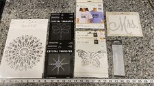 Iron-On Transfer Lot Rhinestone Bling Metallic Bridal Including Swarovski