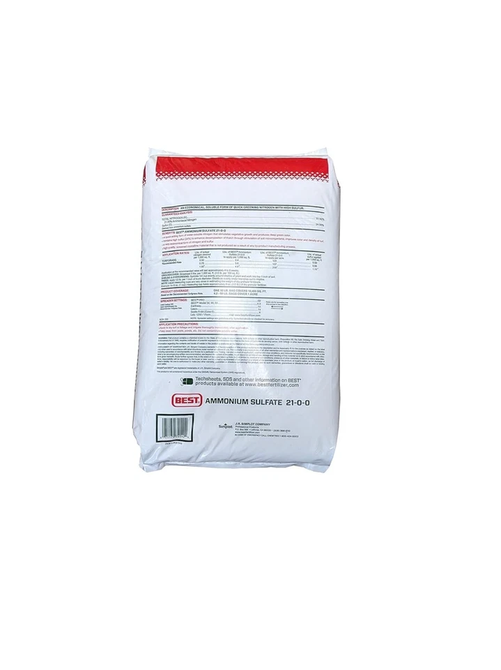 AMMONIUM SULFATE NITROGEN FERTILIZER 21-0-0 Water SOLUBLE FAST FREE SHIP - Image 3 of 4