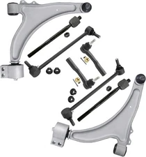 8pc Front Lower Control Arms Ball Joints Tie Rod Ends Sway Bars for Chevy Malibu